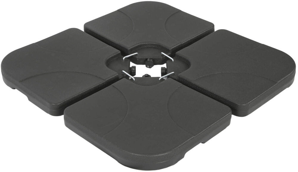 Dakota Fields 12 kg Plastic Umbrella Base Black 120mm H X 51cm W X 51cm D