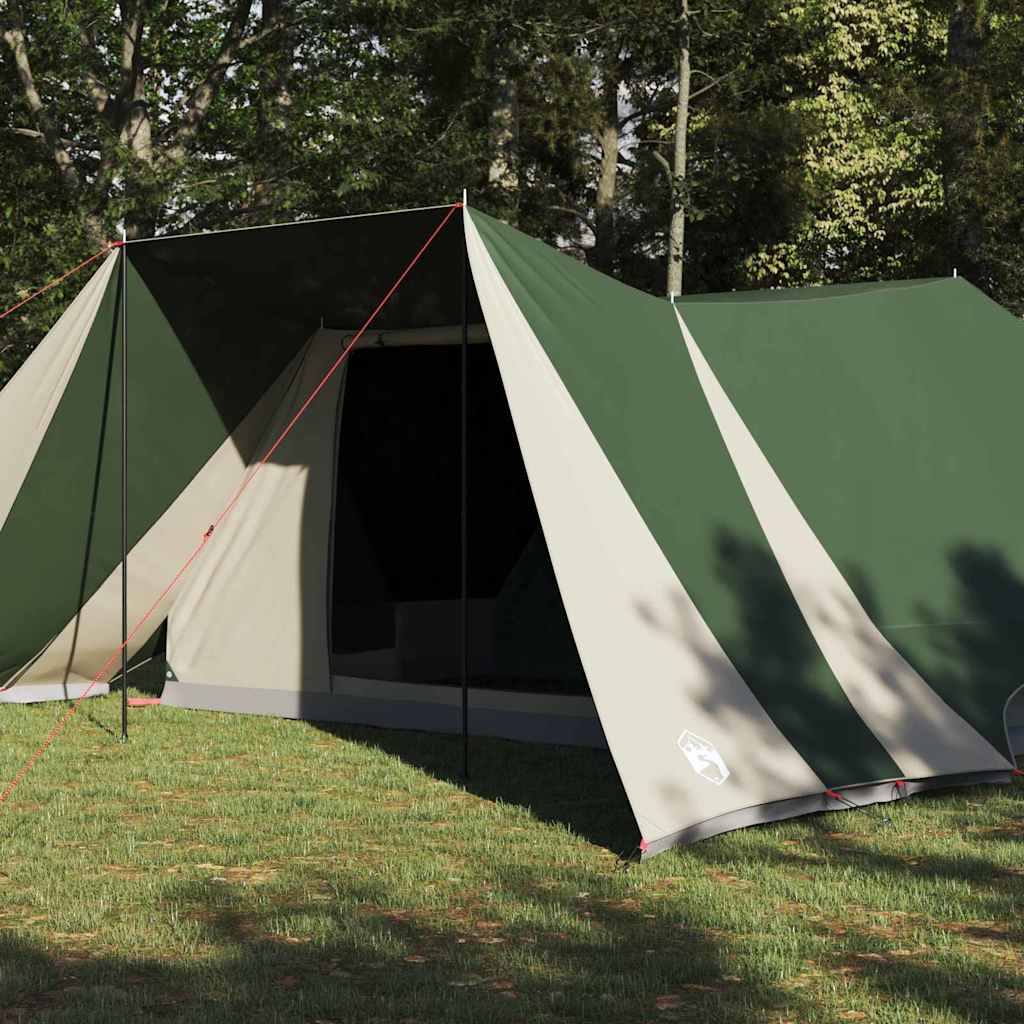 vidaXL Tente Tipi 12 personne Vert taffetas