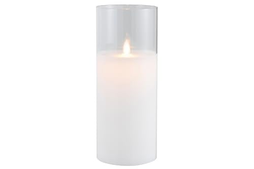 J-Line LED-kaars Blinkend transparant groot
