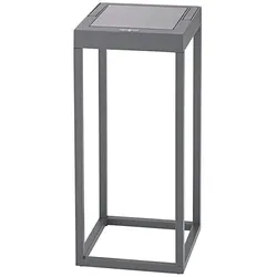 SIGOR LED Akku-Solarleuchte NUMOVE, 32,5cm, 2,2W, 2700K, IP54, 172lm, Ra85, dimmbar, graphitgrau SIG-4515601
