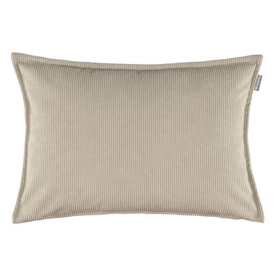 Dekokissen MUSTERRING "Cord", beige (beige, cord unifarben), B:58cm L:38cm, Kunstfaser, Dekokissen_Sitzkissen_Kissenhüllen, aus recycelten Fasern