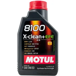 Motul 8100 X-Clean + EFE 0W-30 20 l