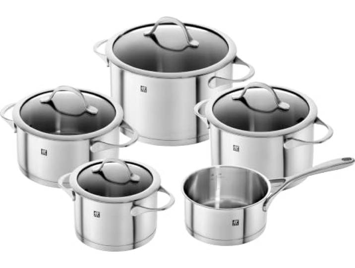 ZWILLING Essence Kochtopf-Set 5-teilig, Induktion, Rostfreier Edelstahl