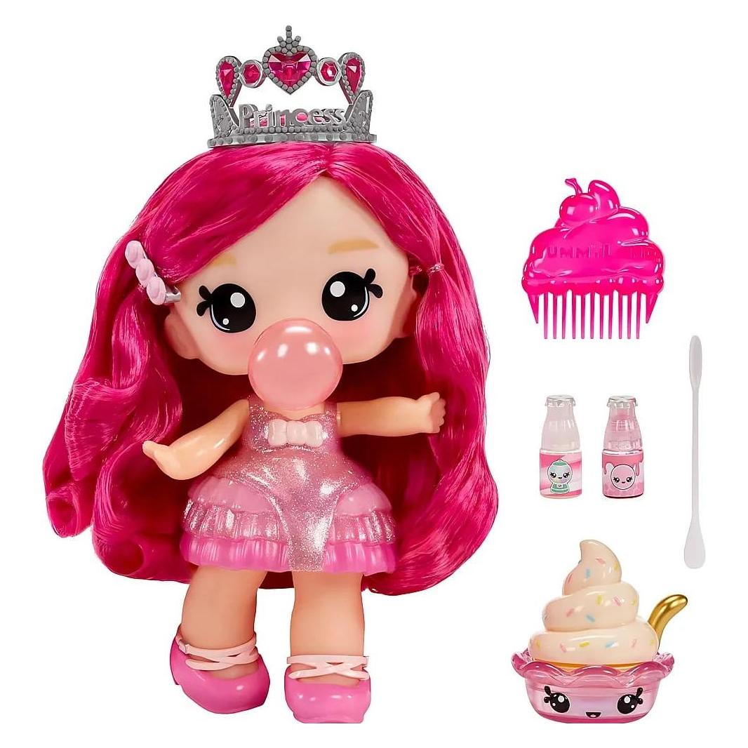 MGA Yummiland Grosse Puppe + Lipgloss-Tier - Bianca Bubblegum (120735EUC)