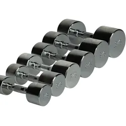 Odin Chrom-Kurzhantel-Set 5-10kg (90kg)