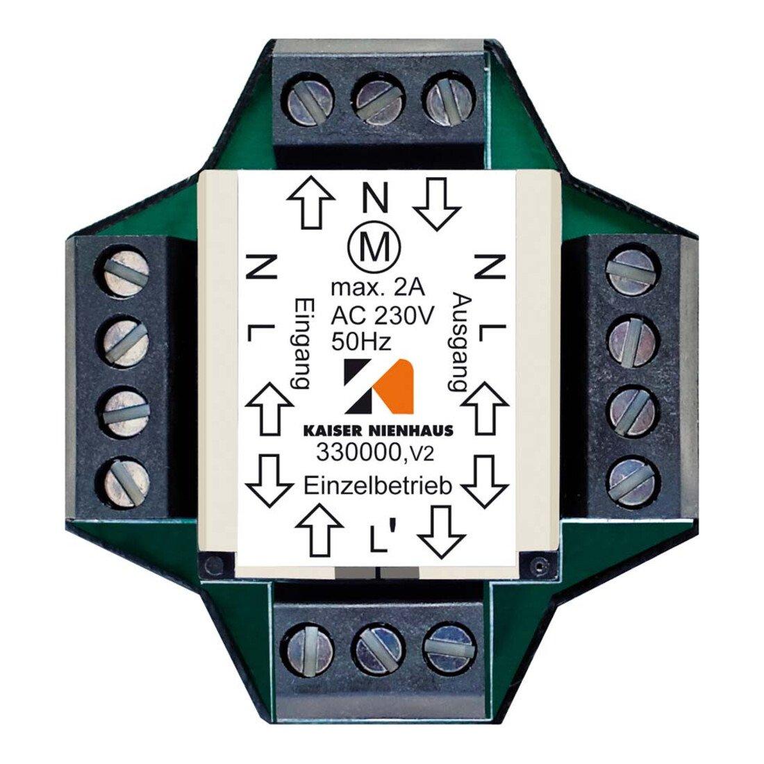 Kaiser Nienhaus Mehrfachsteuerrelais EB 230V f. 2 Motoren 330000)