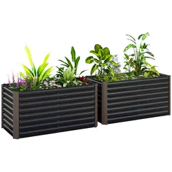 Outsunny - Standmarkise - 120Lx60Wx60Hcm - Dunkelgrau