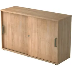 OTTO Office Premium Schiebetürenschrank »OTTO Office Line IV« 2 OH braun, 120x74.8x40 cm