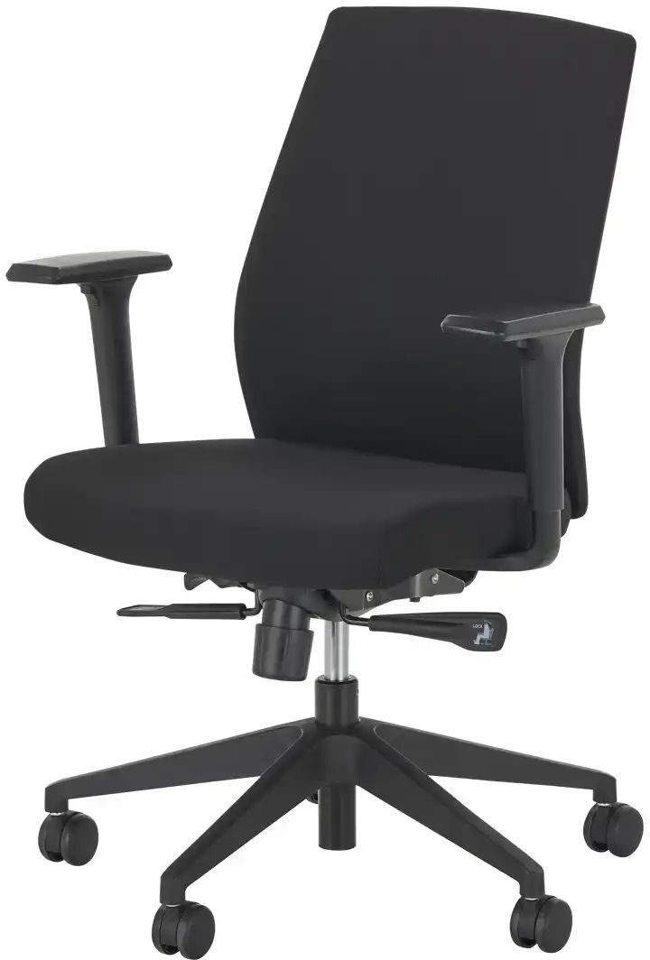 Höffner Bürodrehstuhl  Kyll ¦ schwarz ¦ Maße (cm): B: 64 H: 105 T: 64.0