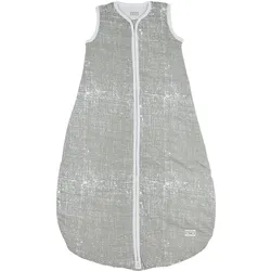 Meyco, Babyschlafsack, Schlafsack Jersey 98 cm Fine Lines Grau (0.5 TOG, Sommer)