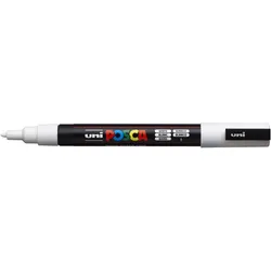uni-ball POSCA PC-3M Acrylstift 0.9 - 1.3 mm Weiß