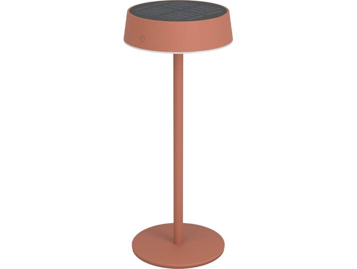 Eglo SIMERI lampe de table\, solaire\, tactile\, rouge\, 75879