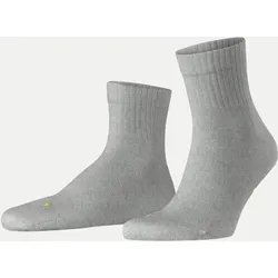Unisex Kurzsocken Run Rib Grau 39-41