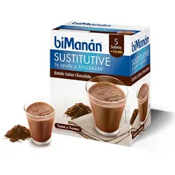 Bimanan Sustitutive Schokoladen-Milkshake 5 Einheiten