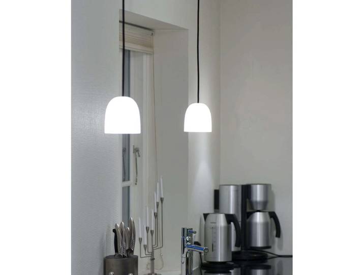 Super 90 Suspension Opale/Câble Blanc - Piet Hein - Salle à manger - Verre