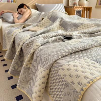 Uplift Picks 3 Layer Cotton Gauze Blanket Lightweight Pure Cotton Throw ivory Haze 180x220cm 1 Pc