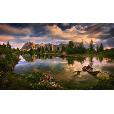Fototapete PAPERMOON "Photo-Art KRZYSZTOF BROWKO, LIMIDEN", bunt, B:4,5m L:2,8m, Vlies, Tapeten