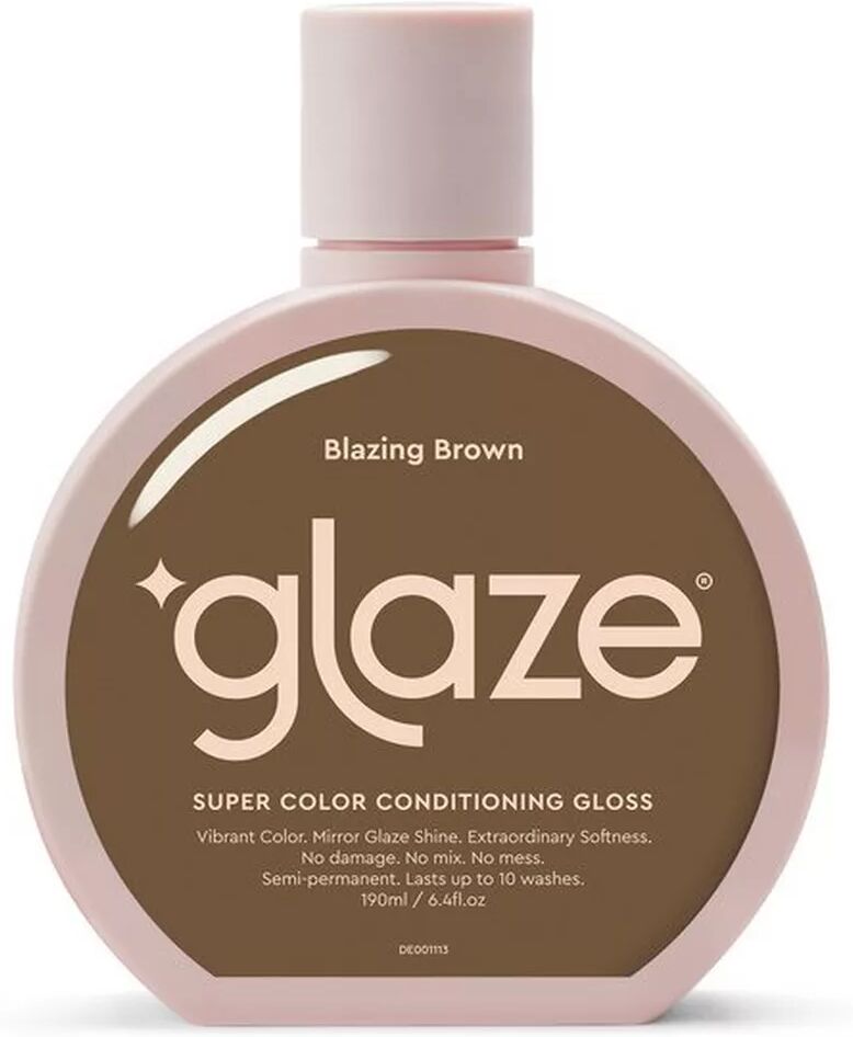 Glaze - Super Color Conditioning Hair Gloss Blazing Brown for Brunettes, 190 ml