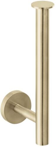 Herzbach Design iX PVD Reserve-Papierrollenhalter 21.815050.1.41 Brass Steel, für 2 Rollen, Wandmontage