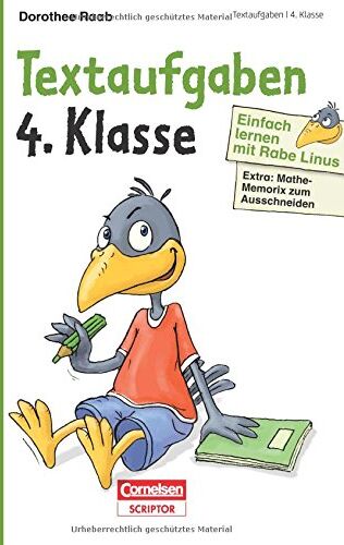 Dorothee Raab - Einfach lernen mit Rabe Linus - Textaufgaben 4. Klasse - Preis vom 11.10.2026 03:10:56 h