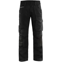 Stretch Servicehose "1495" - C48 - schwarz/dunkelgrau