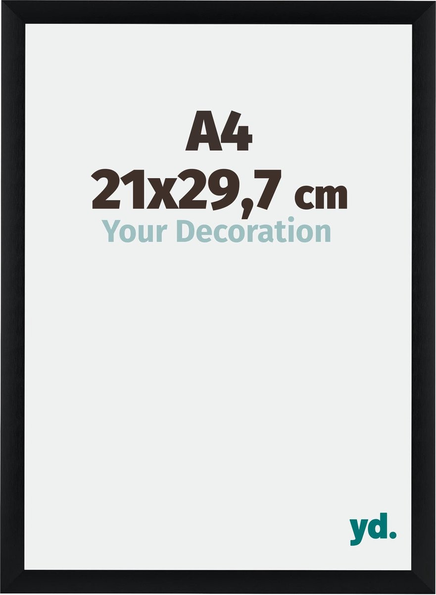 Your Decoration Fotolijst A4 Tucson - Aluminium - Zwart Geborsteld