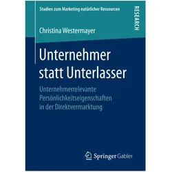 Unternehmer statt Unterlasser, Fachbücher von Christina Westermayer