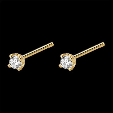 Edenly Diamantohrstecker in Gelbgold