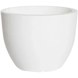 WellHome - Blumentopf Modell "Ordesa Collection" Ø50x37cm Farbe Weiß