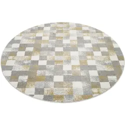Teppich NEW VILLA SQUARES ( 240 cm rund) - 120 cm rund