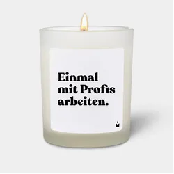 Chatty Candles, Duftkerzen, Duftkerze Flowery Einmal mit Profis arbeiten.