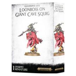 Games Workshop Warhammer AoS - Gloomspite Gitz Loonboss sur Giant Cave Squig (Kunststoff) (99120209057 / 99120209154)
