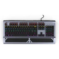 Inca Ophira RGB Mechanical Gaming Keyboard (DE, Kabelgebunden), Tastatur, Grau