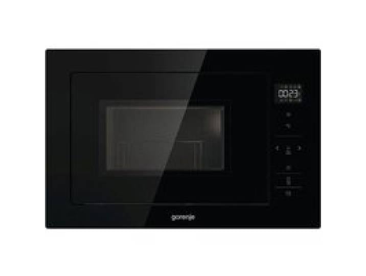 Micro-ondes encastrable noir - Gorenje - 25 l - 900 W - Gril 1000 W - Cuisson automatique - Décongélation automatique
