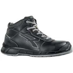 U-Power, Sicherheitsschuhe, Sicherheitsstiefel Gaynor Gr.41 schwarz-grau S3 CI SRC ESD EN20345 Leder U.POWER (S3, 41)