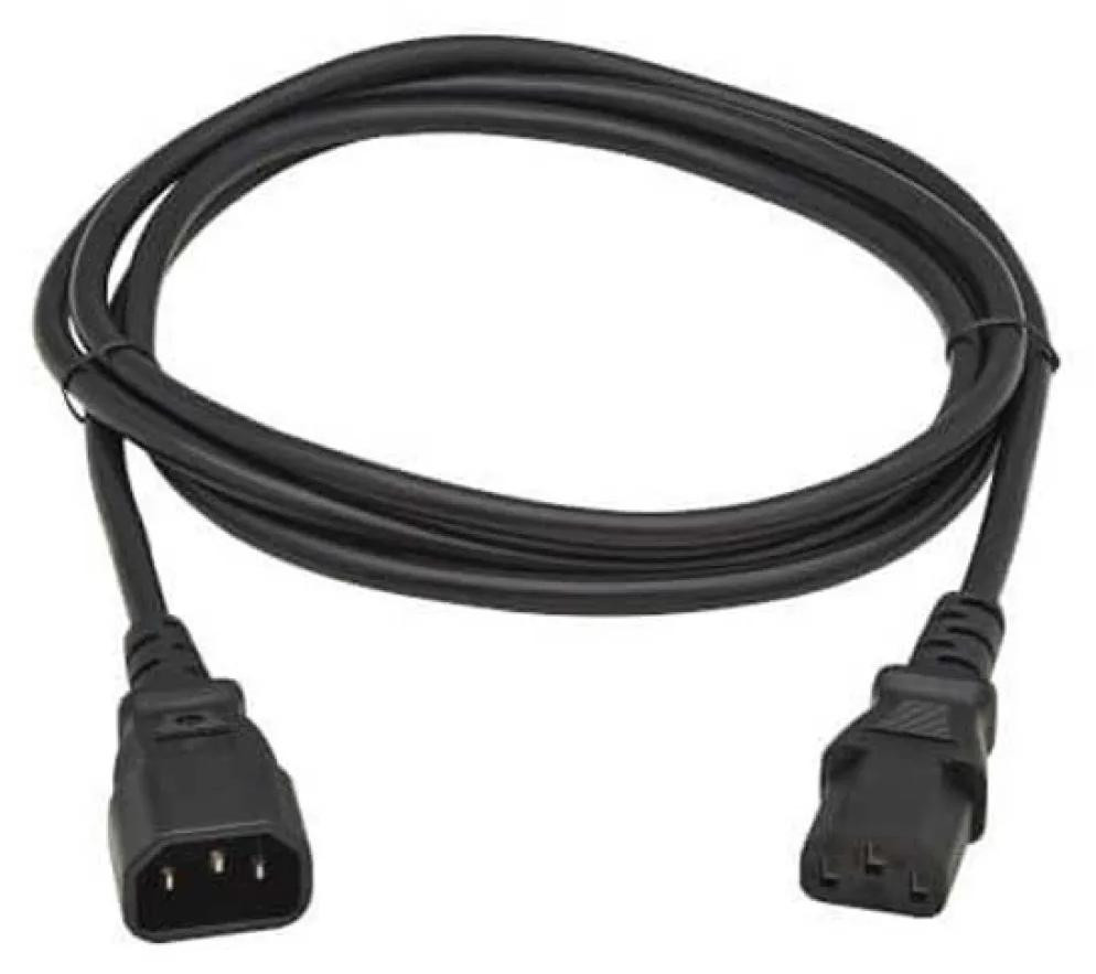 Eaton Tripp Lite PDU-stroomkabel C13 naar C14, 10A, 250V, H05VV-F, 2 meter, zwart