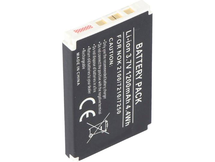 AccuCell-batterij geschikt voor Nokia 6610, BLD-3, 1000mAh
