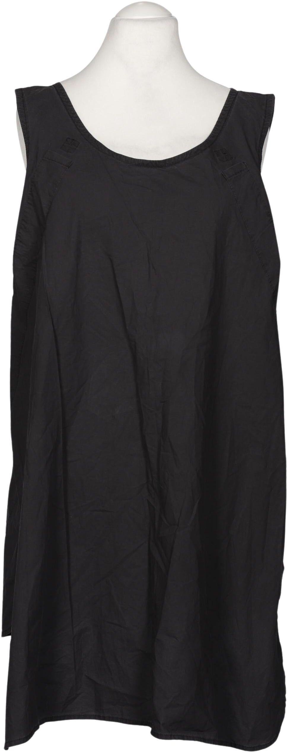 Rundholz Damen Bluse, Schwarz, Gr. XL, Baumwolle - Second Hand