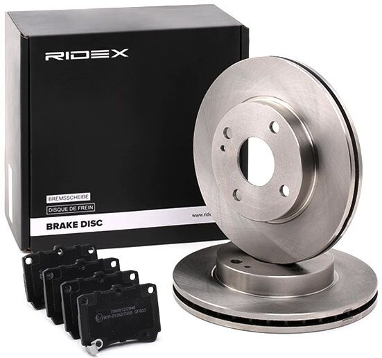 RIDEX 3405B0373 Brake discs and pads set