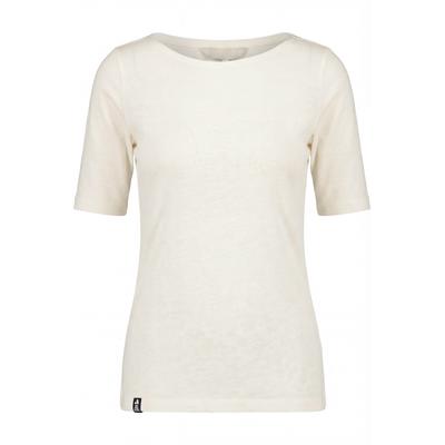 Rundhalsshirt ALIFE & KICKIN, Damen, Gr. L, beige (weiß), 100% Baumwolle (Bio), Rundhals, Shirts Rundhalsshirt