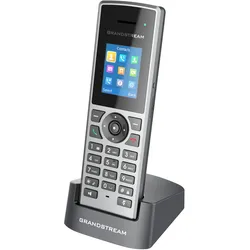Grandstream DP722, DECT, LCD, 10 SIP, 10 Leitungen, Micro-USB, 2x AAA Ni-MH,., Telefon, Grau, Schwarz