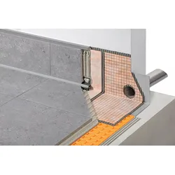 Schlüter Systems KERDI-DRAIN-SP-E Speier zur Entwässerung, Durchmesser 45mm, Länge25cm Edelstahl