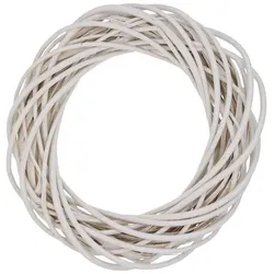 Weidenkranz, weiß, 20 cm Ø