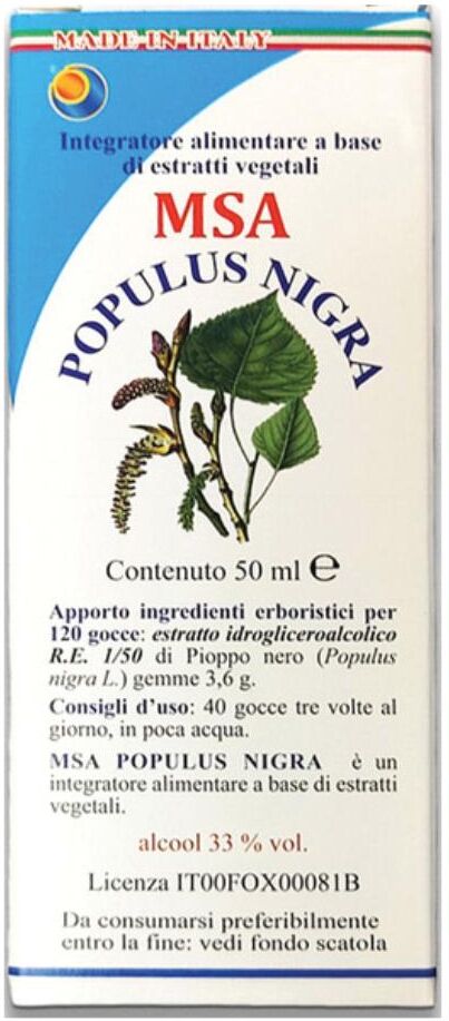 HERBOPLANET Srl MSA POPULUS NIGRA 50ML