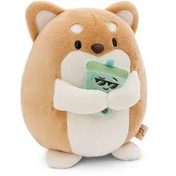 NICI Kuscheltier Hund Hiro mit Bubble Tee 16cm