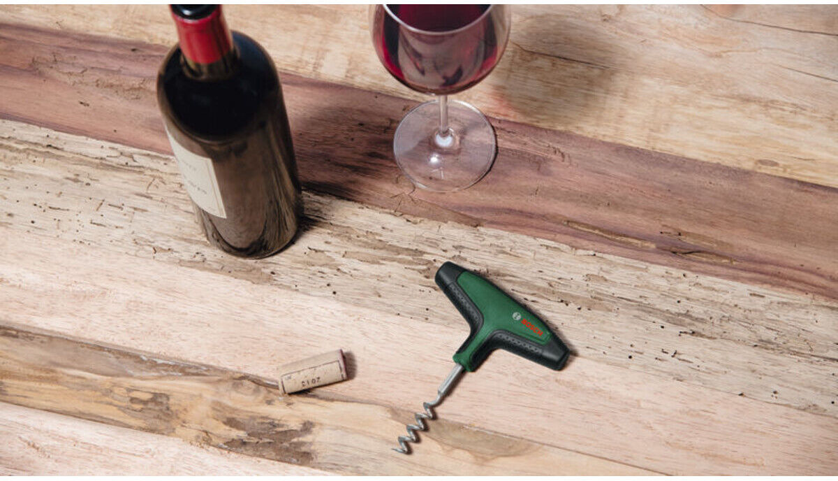 Bosch Korkenzieher Handwerkzeuge ergonomisch Edelstahlspindel (1600A039HV)