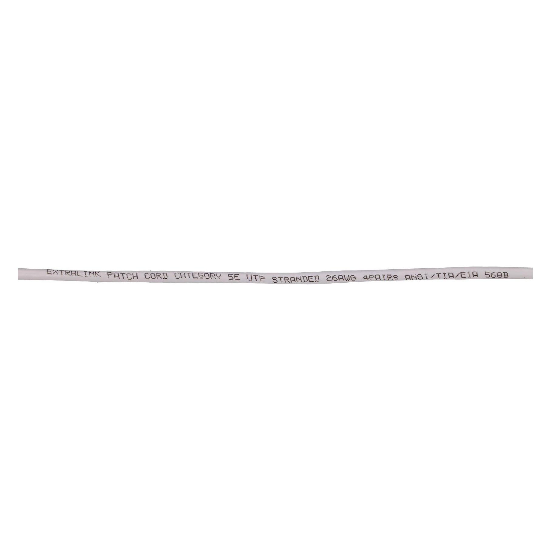 Extralink Kat.5e UTP 5m | Patchcord LAN | Miedź Kabel sieciowy skrętka (U/UTP, CAT5e, 5 m) (EX.7690)