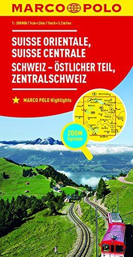 MARCO POLO Regionalkarte Schweiz Blatt 2 Schweiz - östlicher Teil 1:200 000: Zentralschweiz (MARCO POLO Karten 1:200.000) - Preis vom 14.10.2026 23:07:16 h