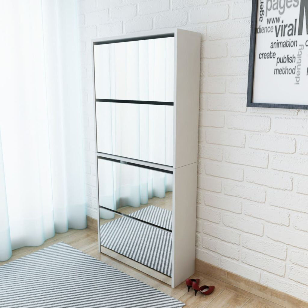 Symple Stuff Shoe Storage Gray Sonoma 4