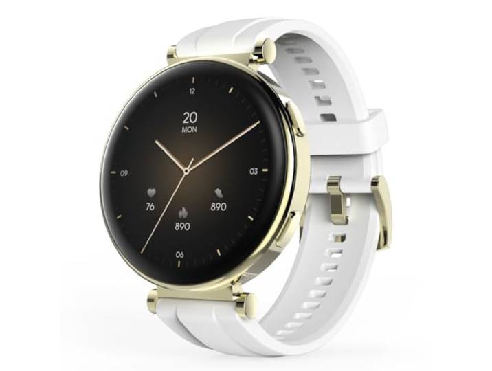 Hama Smartwatch (AMOLED kleurendisplay, 1,32 inch, telefoonfunctie, waterdicht, WhatsApp, e-mails, spraakassistent, slaaptracker, 110 sportmodi, stappenteller, hartslagmeter, calorieën, cyclusprotocol